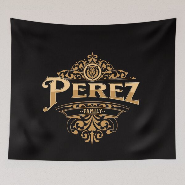 Item preview, Cool Vintage Perez Family Crest - Team Perez designed and sold by CattlettArt.