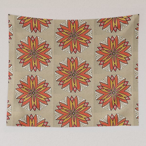 Item preview, Bright Floral Mandala radiating life energy designed and sold by DariArts.