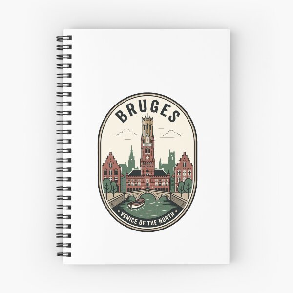 Item preview, Bruges Venice of the North Vintage Travel Badge designed and sold by k3rstman1.