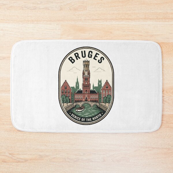 Item preview, Bruges Venice of the North Vintage Travel Badge designed and sold by k3rstman1.