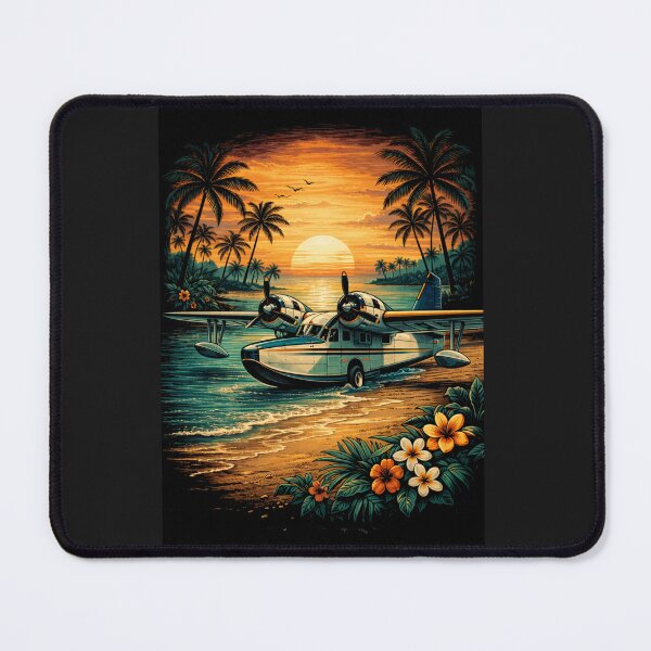 Item preview, Island Runway – Sunset Seaplane Escape designed and sold by celestialseastc.