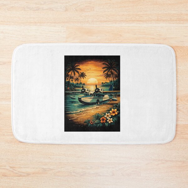 Item preview, Island Runway – Sunset Seaplane Escape designed and sold by celestialseastc.