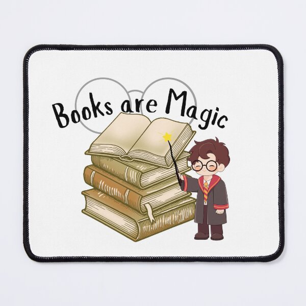 Item preview, Books Are Magic Cute Wizard Reader Design designed and sold by Palette-Vibes.