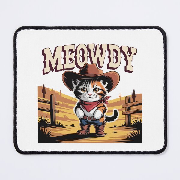 Item preview, Western Cat Lover Funny Meowdy designed and sold by QuiteOrbit.