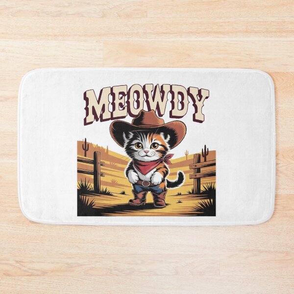 Item preview, Western Cat Lover Funny Meowdy designed and sold by QuiteOrbit.