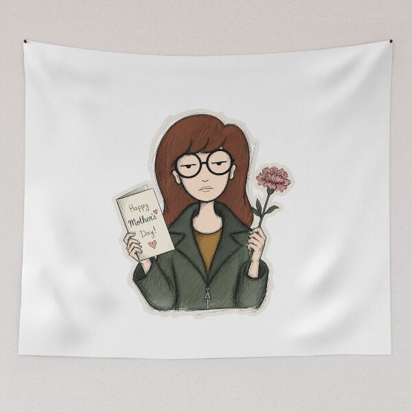 Item preview, DARIA MOTHERS DAY CARD FLOWER designed and sold by LIS AND MELIVERSO.
