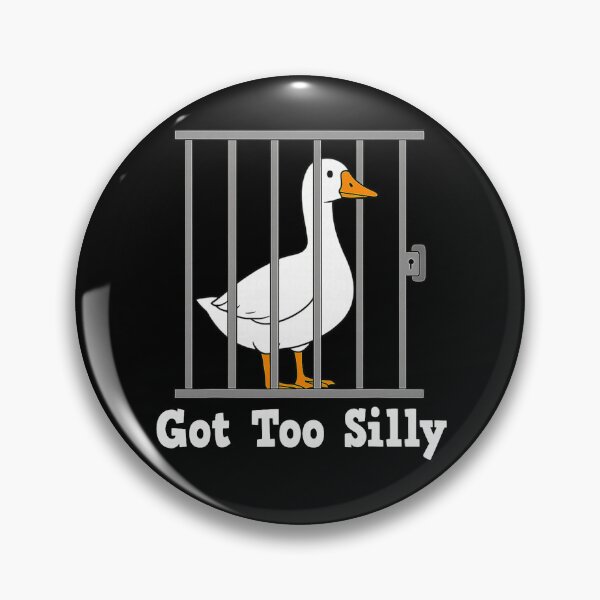 Item preview, Funny Goose Meme Got Too Silly Humor Gifts for Men Women designed and sold by RobertKnow.
