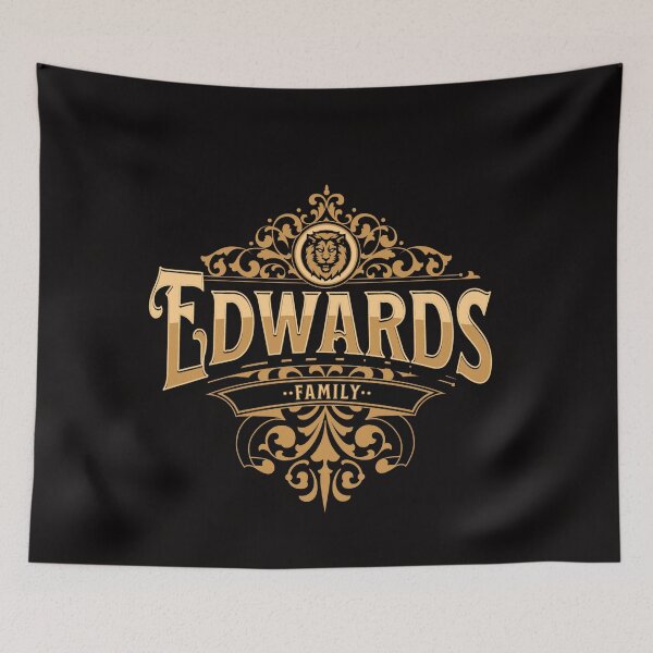 Item preview,  Cool Vintage Edwards Family Crest - Team Edwards designed and sold by CattlettArt.