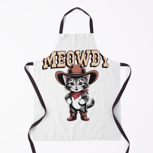 Item preview, Retro Cowboy Kitten Meowdy Graphic designed and sold by QuiteOrbit.