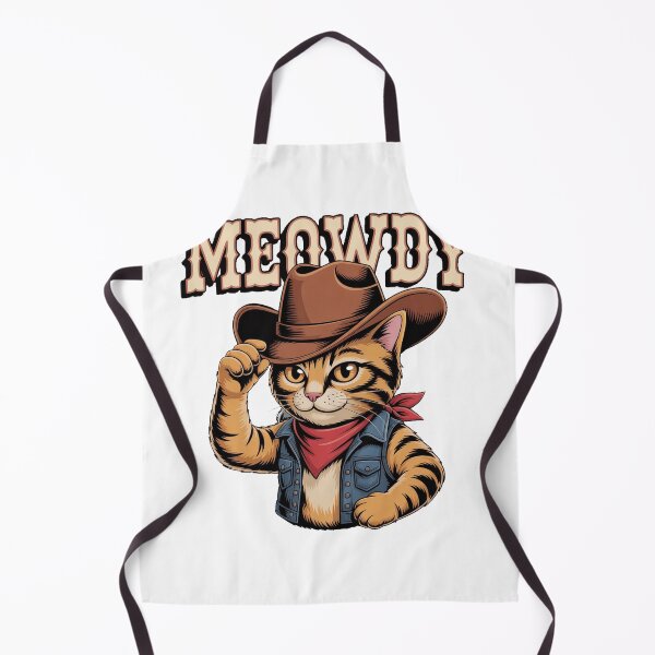 Item preview, Funny Western Meowdy Cat Lover Gift designed and sold by QuiteOrbit.