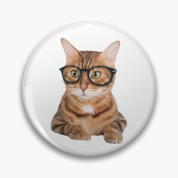 Item preview, Cat with glasses designed and sold by KrisGraphic45.