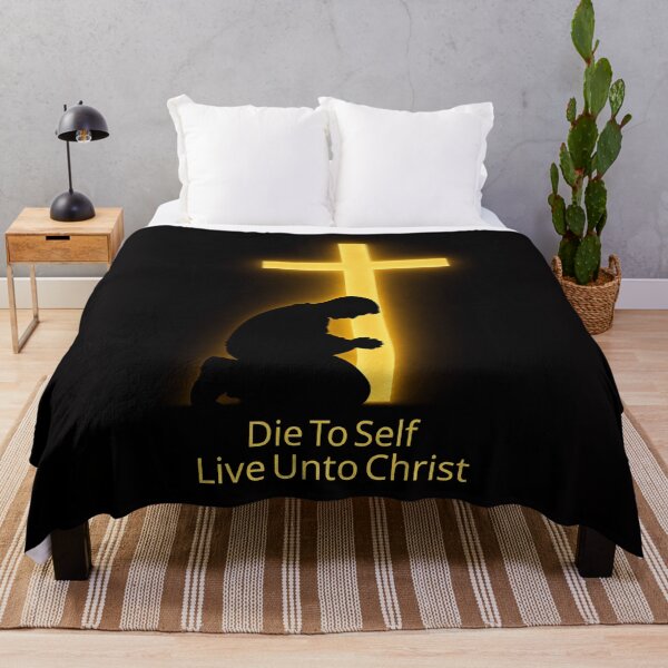 Item preview, Die To Self Live Unto Christ Christian Apparel designed and sold by TheBibleStop.