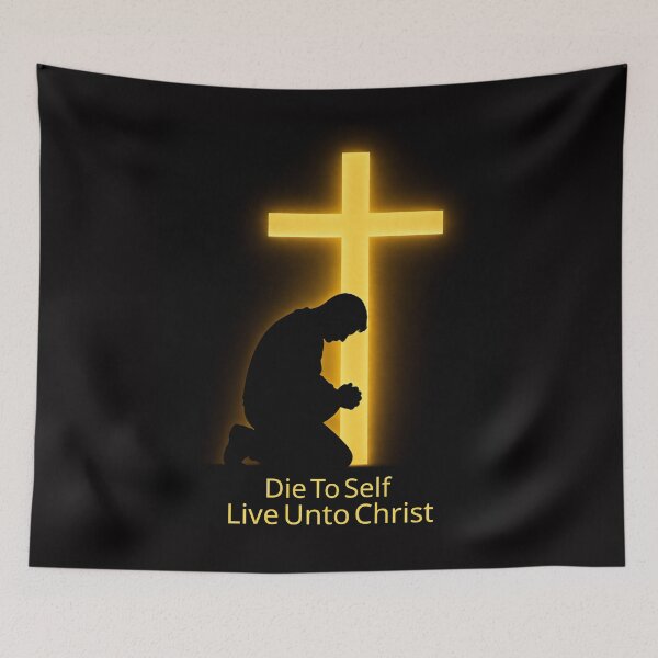 Item preview, Die To Self Live Unto Christ Christian Apparel designed and sold by TheBibleStop.