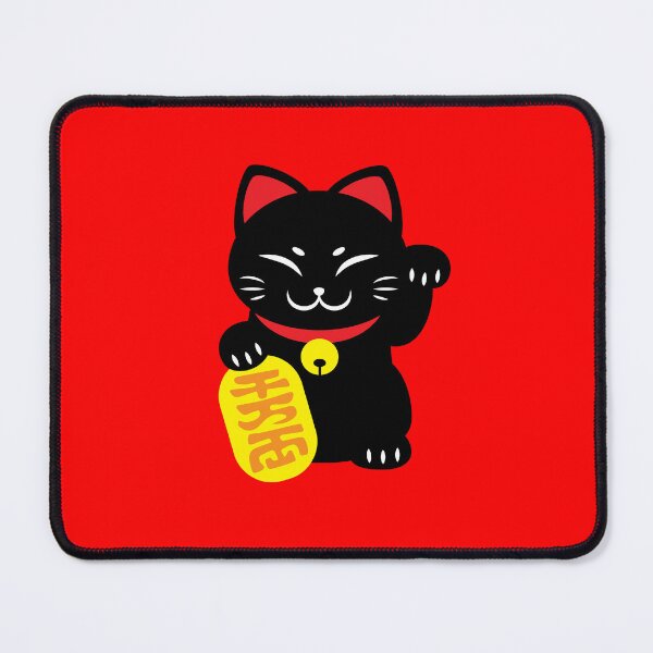 Item preview, Black Lucky Maneki-neko designed and sold by TheHugWolf.