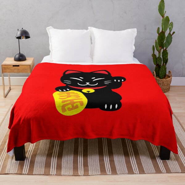 Item preview, Black Lucky Maneki-neko designed and sold by TheHugWolf.