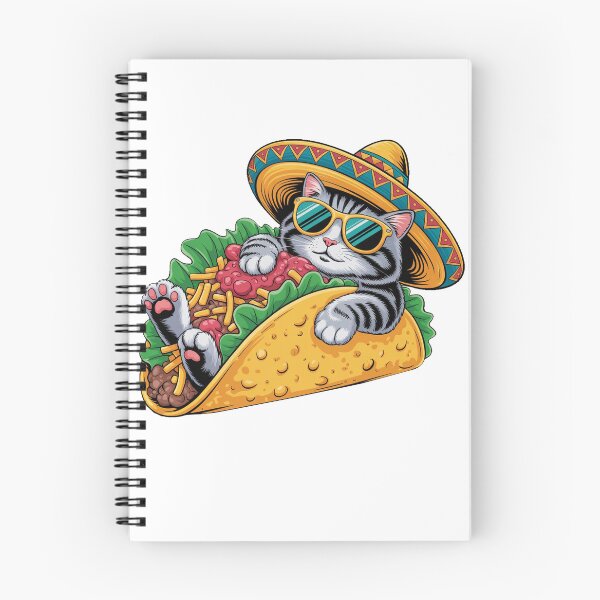 Item preview, Funny Taco Cat Sombrero designed and sold by QuiteOrbit.