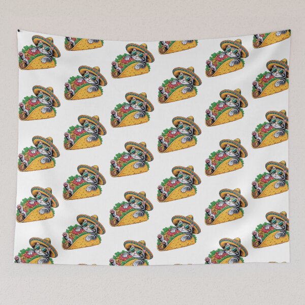 Item preview, Funny Taco Cat Sombrero designed and sold by QuiteOrbit.
