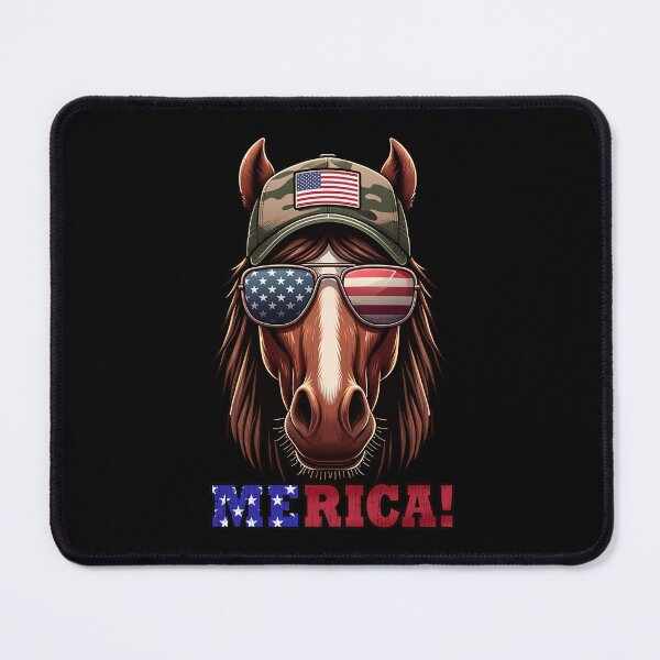 Item preview, Funny Brown Horse 4th July USA Flag America Boys Girls Kids designed and sold by rafaeltto.