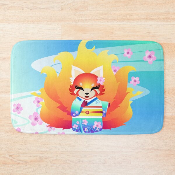 Item preview, 9 tailed Firefox in Kimono designed and sold by fishbirdstudios.