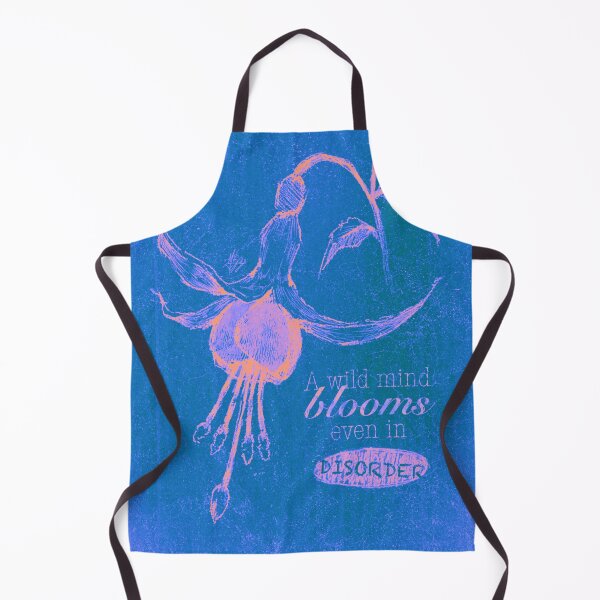 Item preview, BLOOMING DISORDER ROYAL BLUE PINK POSTER designed and sold by melyverso.