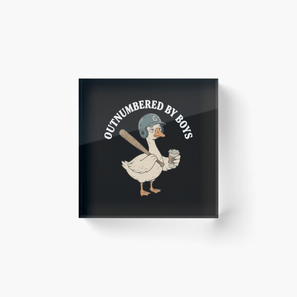 Item preview, Outnumbered By Boys Goose Baseball Mom Coffee designed and sold by OlyvieArt.