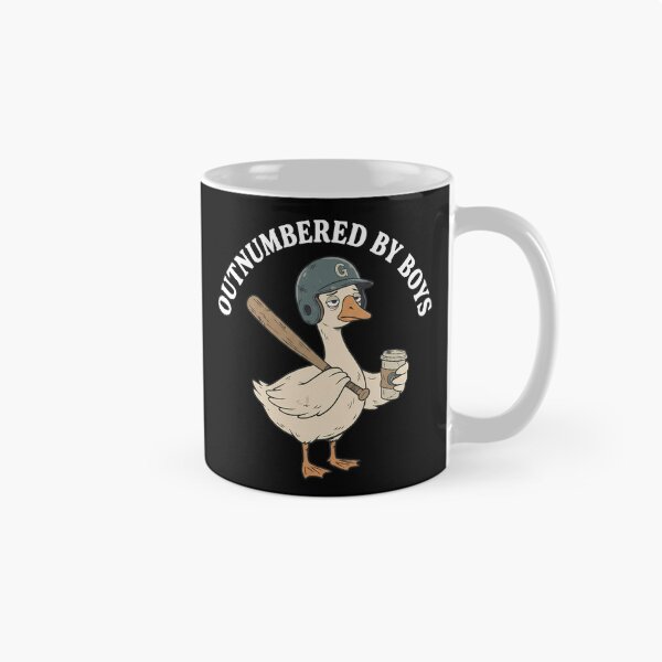 Item preview, Outnumbered By Boys Goose Baseball Mom Coffee designed and sold by OlyvieArt.