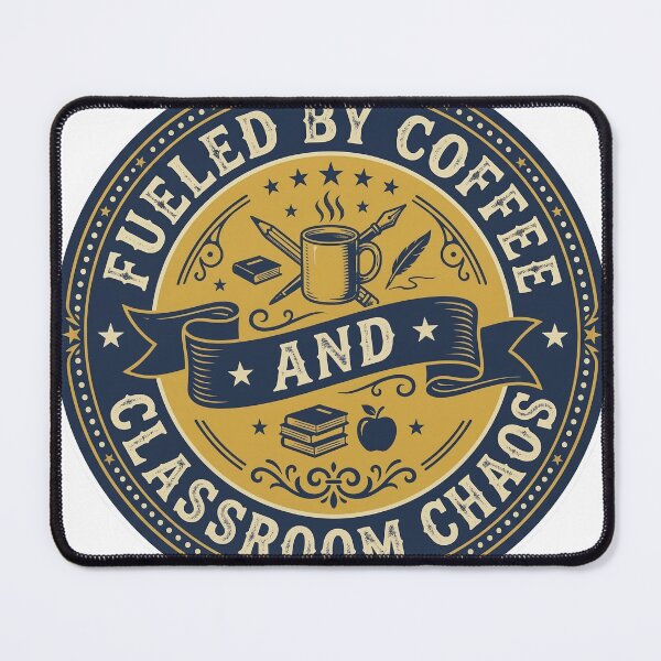 Item preview, Vintage Fueled By Coffee And Classroom Chaos designed and sold by Wittylayer.