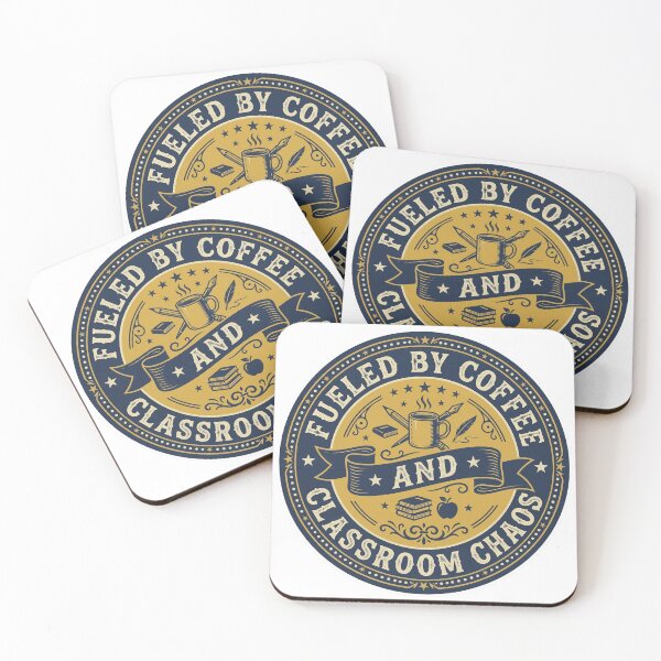 Item preview, Vintage Fueled By Coffee And Classroom Chaos designed and sold by Wittylayer.
