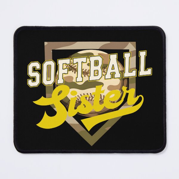 Item preview, Camo Softball Sister Home Plate Design designed and sold by LarryMBrown.