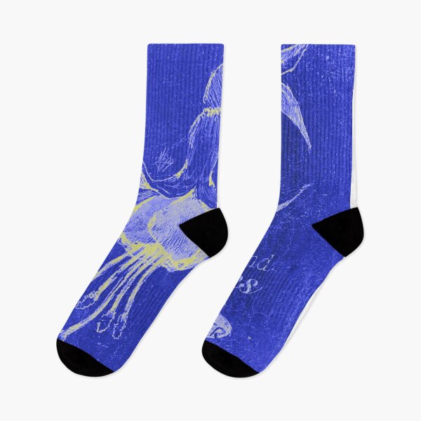 Item preview, BLOOMING DISORDER ROYAL BLUE GOLD POSTER designed and sold by melyverso.