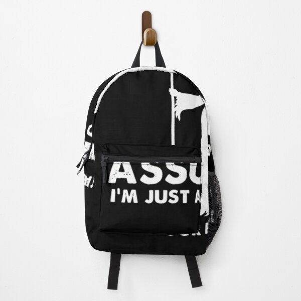 Item preview, Assuming I'm Just An Old Lady Was Your First Mistake Hoodie designed and sold by HazelBergna.