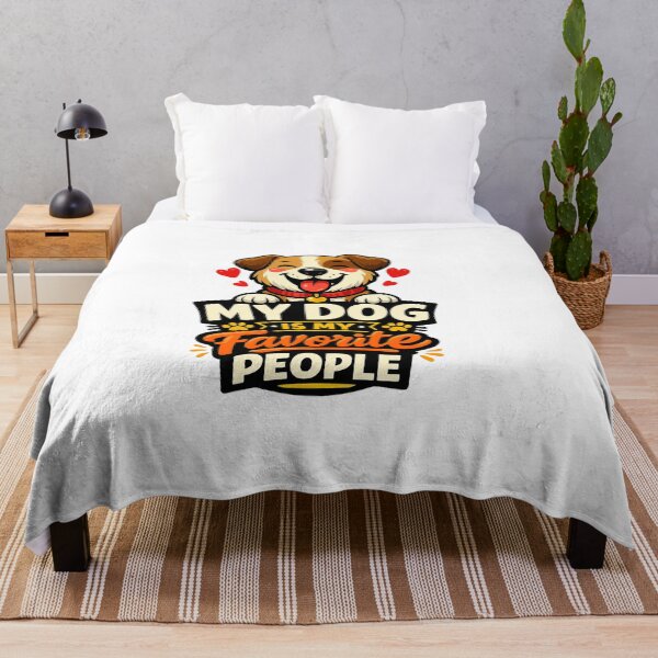Item preview, My Dog Is My Favorite People Funny Dog Lover Design designed and sold by StyleLap.