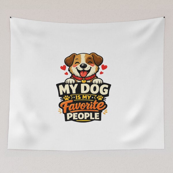 Item preview, My Dog Is My Favorite People Funny Dog Lover Design designed and sold by StyleLap.