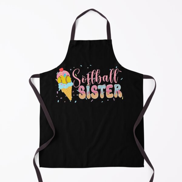 Item preview, Cute Softball Sister Ice Cream Design designed and sold by LarryMBrown.