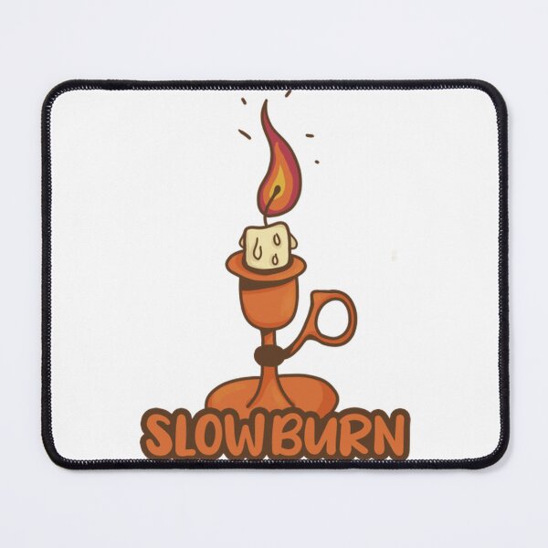 Item preview, Slow Burn Bookish Romance Reader Candle Illustration designed and sold by SharyArtJourney.
