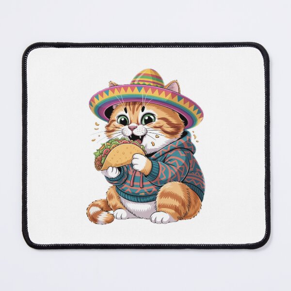 Item preview, Taco Lover Cat Funny Food designed and sold by QuiteOrbit.