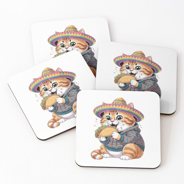 Item preview, Taco Lover Cat Funny Food designed and sold by QuiteOrbit.