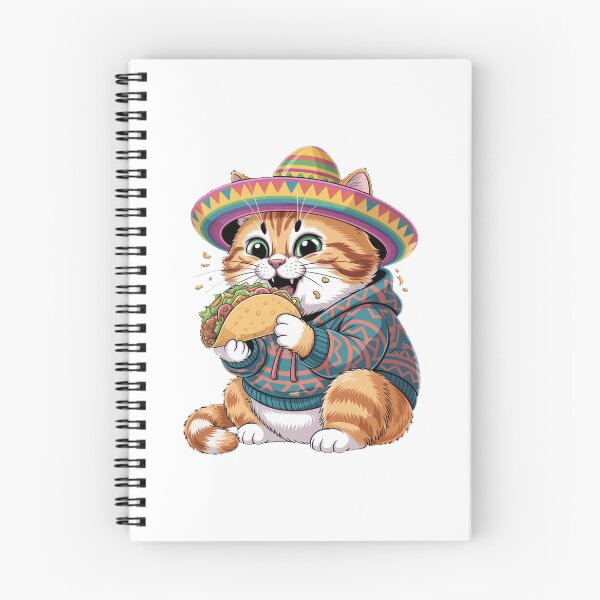 Item preview, Taco Lover Cat Funny Food designed and sold by QuiteOrbit.