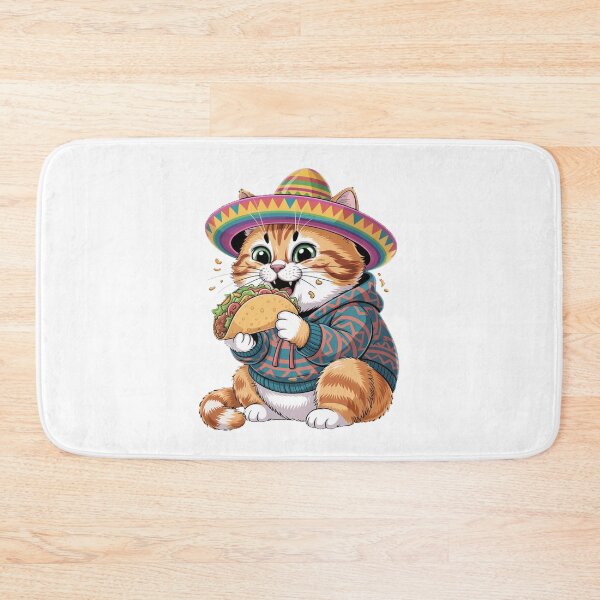 Item preview, Taco Lover Cat Funny Food designed and sold by QuiteOrbit.