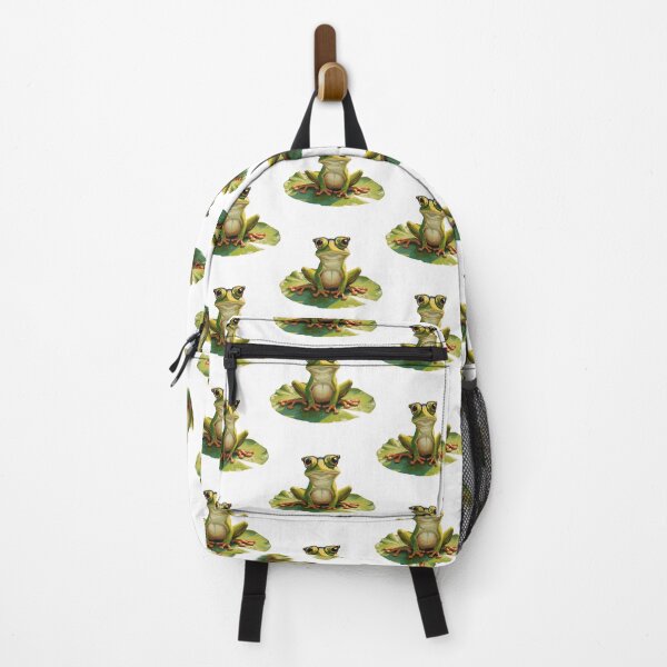 Item preview, Quirky Frog in Scholar Glasses designed and sold by KrisGraphic45.