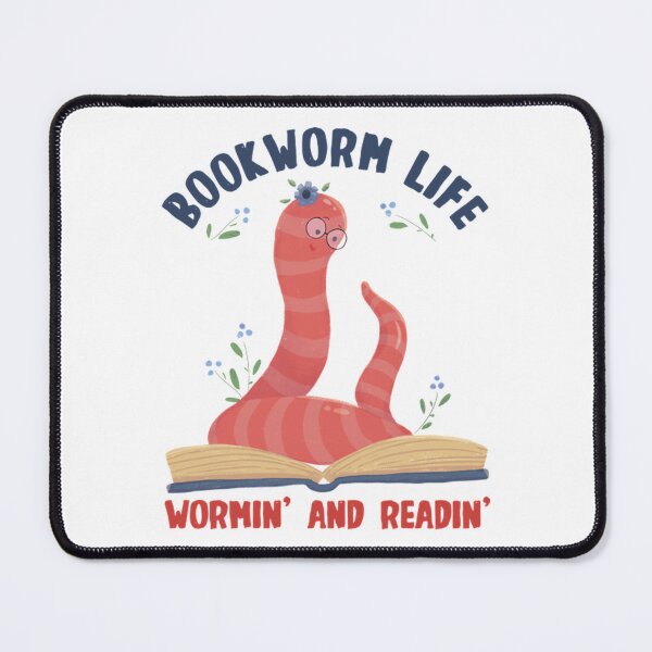 Item preview, Bookworm Life Wormin And Readin Funny Illustration designed and sold by SharyArtJourney.
