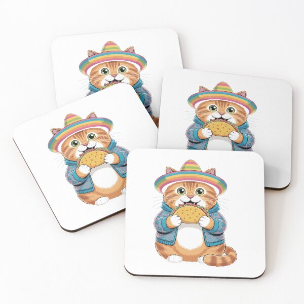 Item preview, Funny Food Cat Sombrero designed and sold by QuiteOrbit.