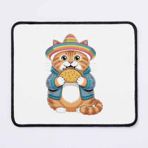 Item preview, Funny Food Cat Sombrero designed and sold by QuiteOrbit.