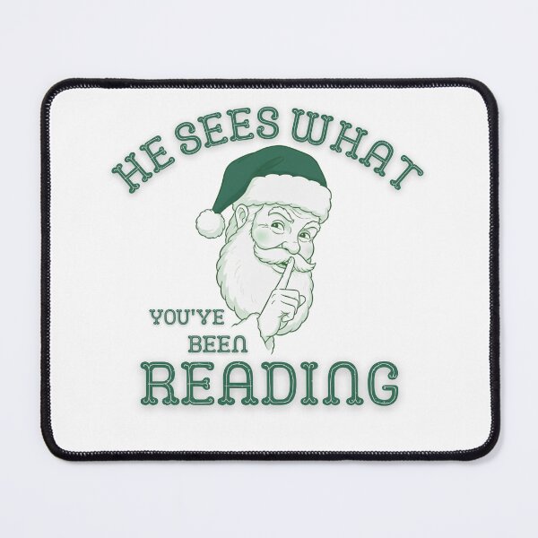Item preview, He Sees What You've Been Reading designed and sold by Revolving-Book.