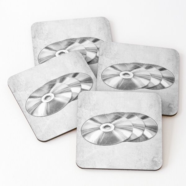 Item preview, Scratched CDs Compact Discs Etched Illustration designed and sold by Ghoul Enterprises.
