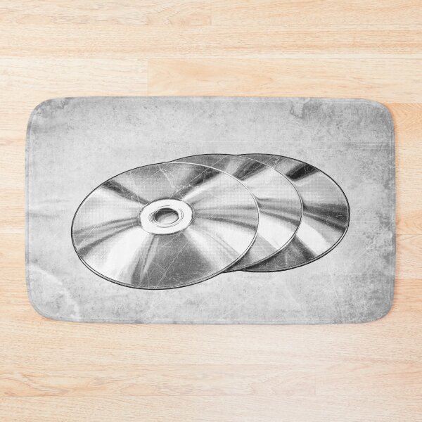Item preview, Scratched CDs Compact Discs Etched Illustration designed and sold by Ghoul Enterprises.