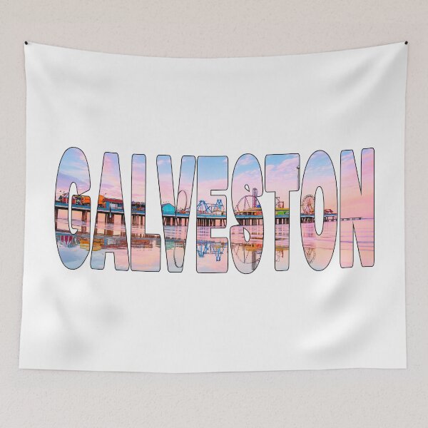 Item preview, GALVESTON - Texas Galveston Island Historic Pleasure Pier USA Sunset Glow designed and sold by Adam Gormley.