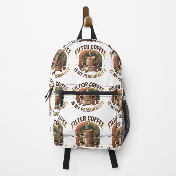 Item preview, Filter Coffee Is My Personality – Retro Indian Coffee Lover Aesthetic Design designed and sold by Globalcitytees.