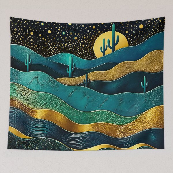 Item preview, Desert Night Landscape  designed and sold by Vicky Brago-Mitchell®.