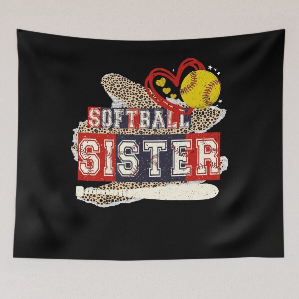 Item preview, Leopard Softball Sister Varsity Design designed and sold by LarryMBrown.